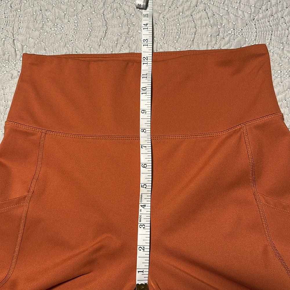 American Eagle Rust Everything Pocket Leggings, EUC (Wore Once), Size Large Long - Picture 8 of 9